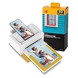 Kodak PD460 Dock Plus, Impresora Fotos movil 10X15Cm, con 90 Hojas para Fotos, Impresora Bluetooth, Cable USB-C Y Lightning, Impresora para Móvil...
